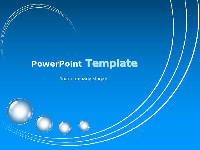 <b>Blue Business PPT Template</b>