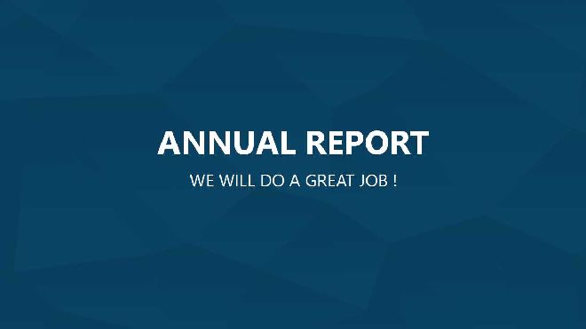 <b>Blue work report PPT template</b>