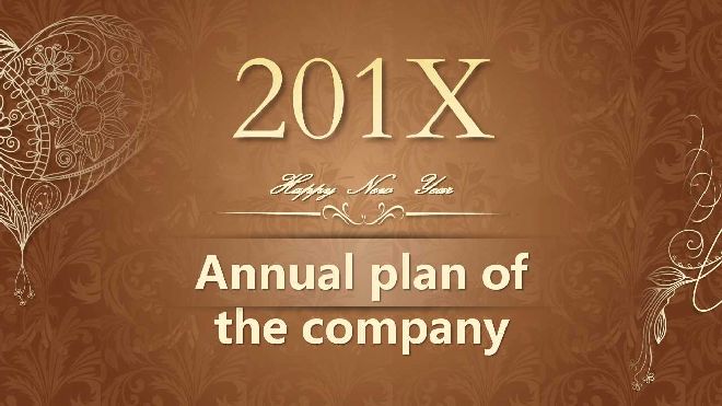 Brown Company Annual Plan Project PPT Template