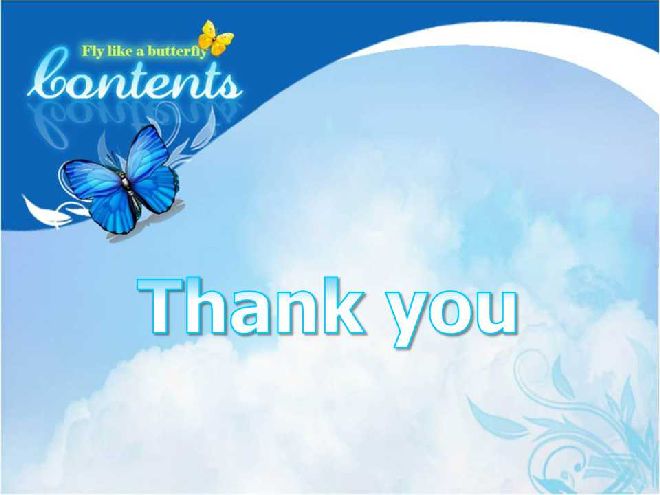 Butterfly sky PPT template_Best PowerPoint templates and Google Slides