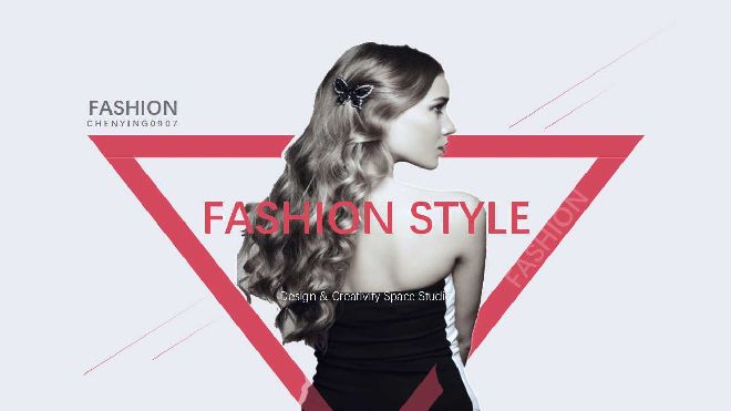 women fashion powerpoint template