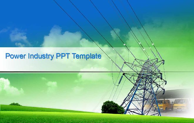 <b>Power Industry PPT Template</b>