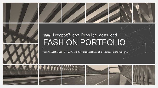 <b>Stylish atmosphere PPT template</b>