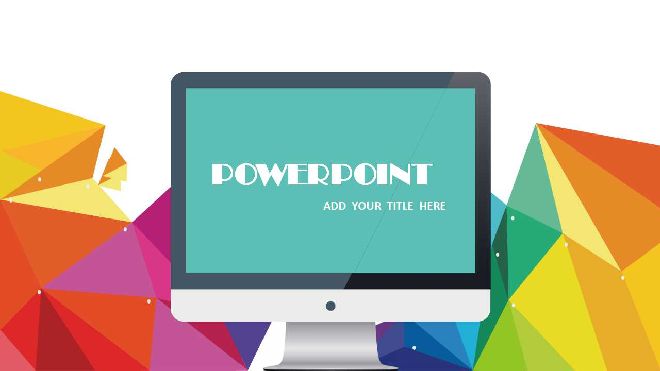 <b>Colorful dynamic PPT template</b>