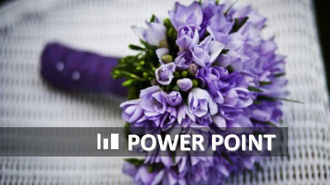 Purple and elegant PowerPoint template