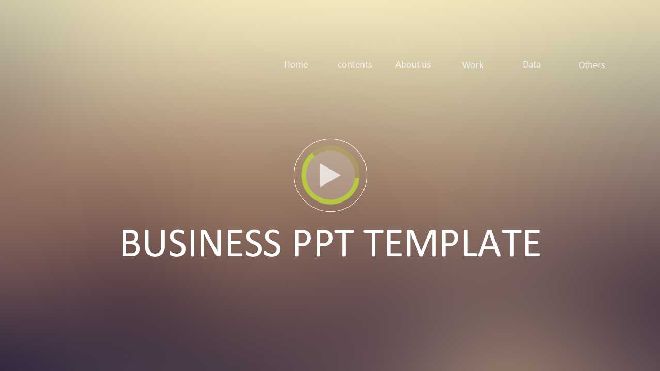 <b>Art beautiful business PowerPoint template</b>