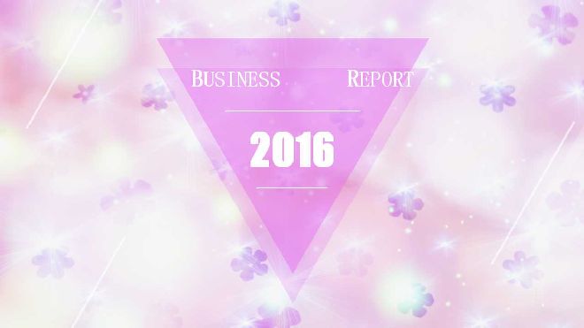 Pink Business Report PPT Template