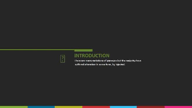 <b>The best business PowerPoint template（black）</b>