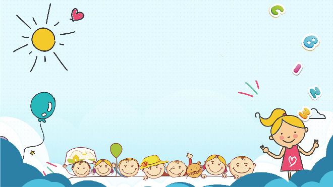 3 cute children's cartoon ppt backgrounds & Google Slides