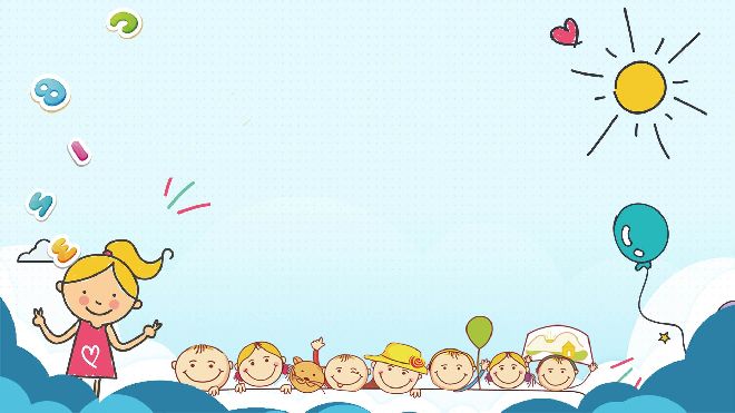 3 cute children's cartoon ppt backgrounds & Google Slides