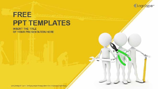 <b>3d Team Workers Industry PowerPoint Templates</b>