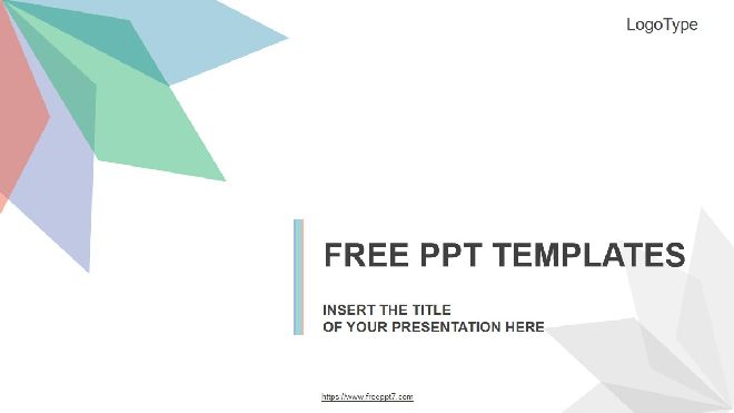 Abstract leaves PowerPoint templates