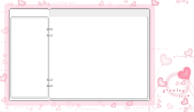 Two love theme pink PPT background pictures & Google Slides