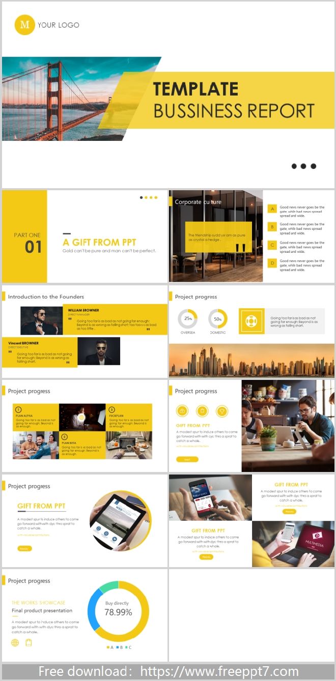 Magazine Ppt Template