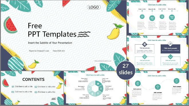 Hello summer PowerPoint templates