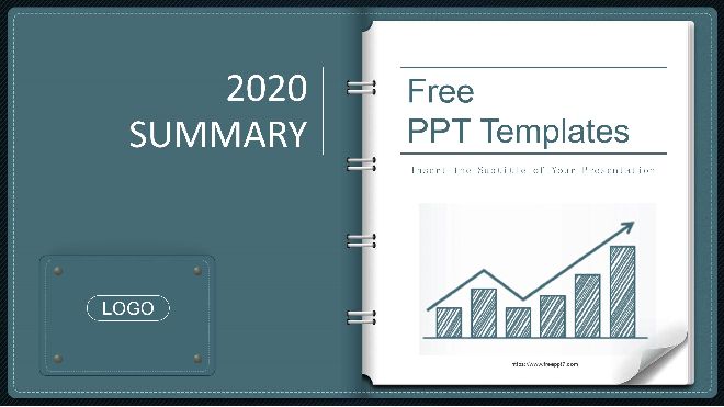 <b>Loose-leaf notebook summary PowerPoint Templates</b>