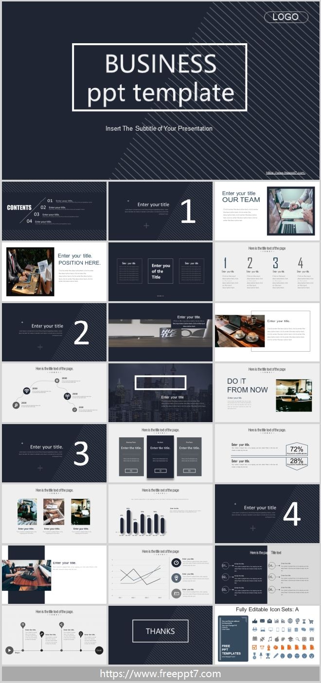 minimalist powerpoint template