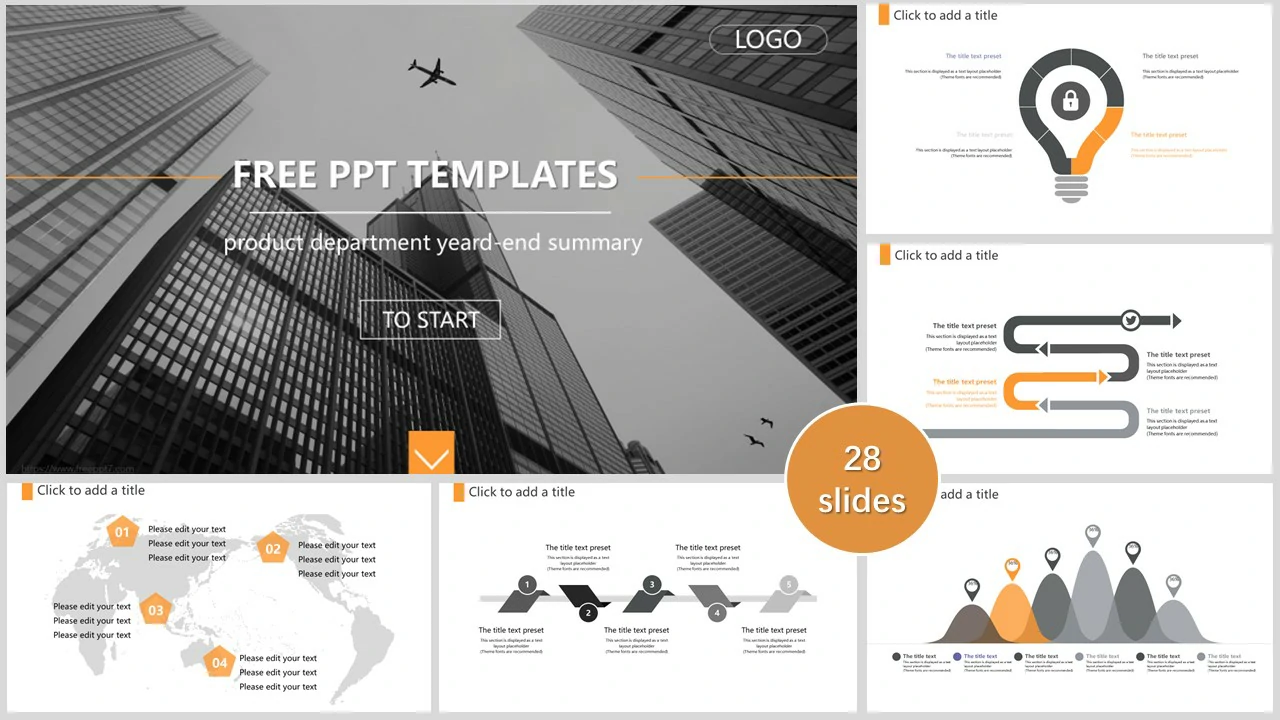 Powerpoint free template Editable Free
