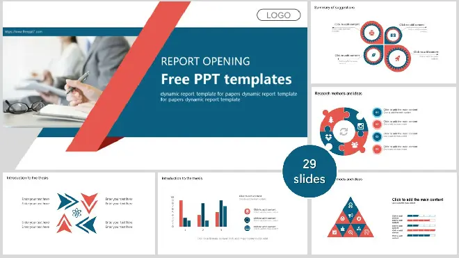 Thesis defense dynamic PPT templates