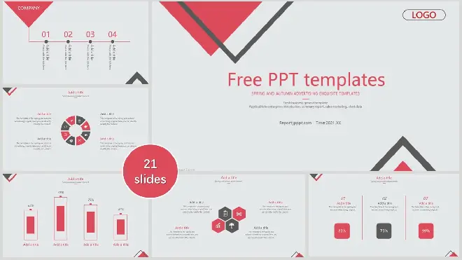 <b>Red black triangle business PowerPoint Templates</b>