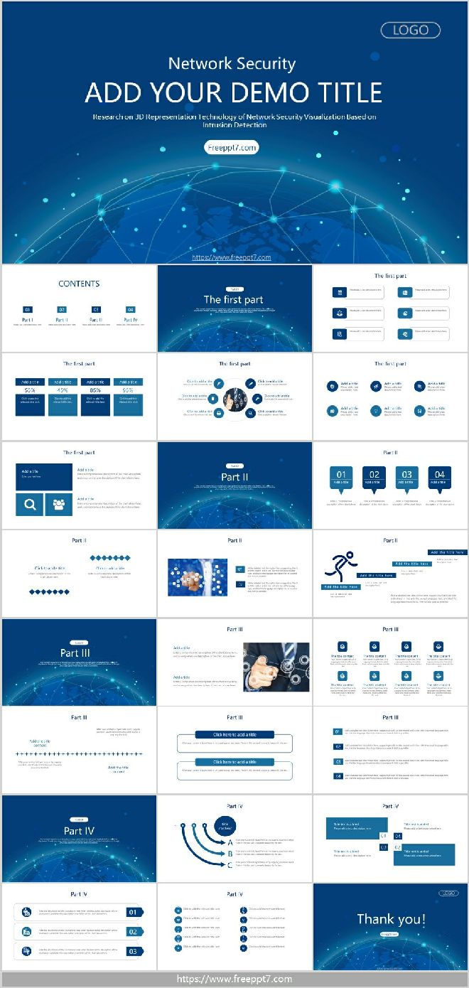 internet powerpoint template