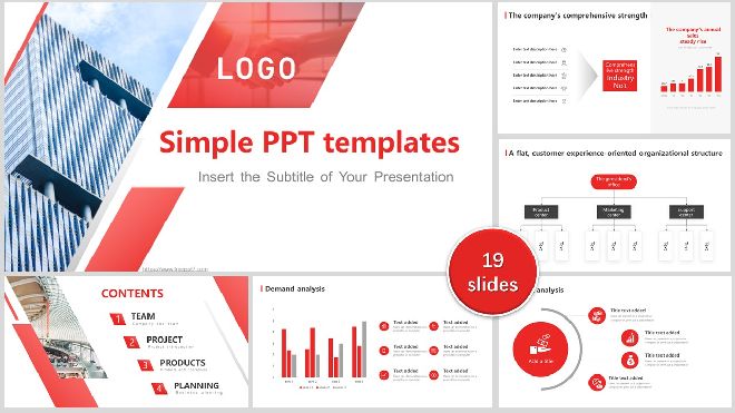 <b>Red Corporate Plan PowerPoint Templates</b>