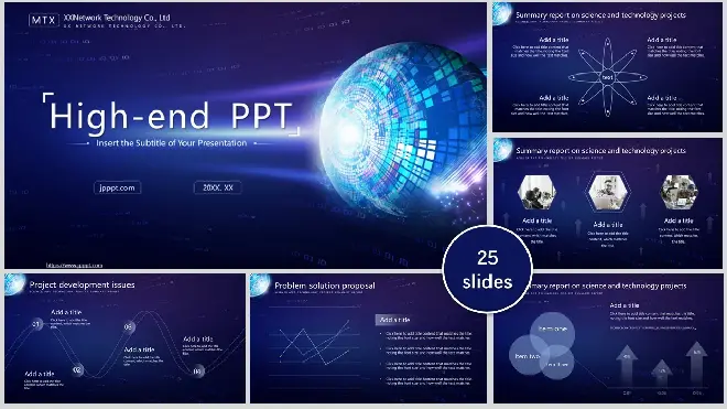 <b>Abstract Planet Technology PowerPoint Templates</b>