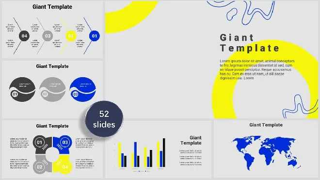 <b>Multi chart giant powerpoint templates</b>