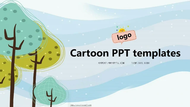 <b>Cute cartoon forest PowerPoint Templates</b>