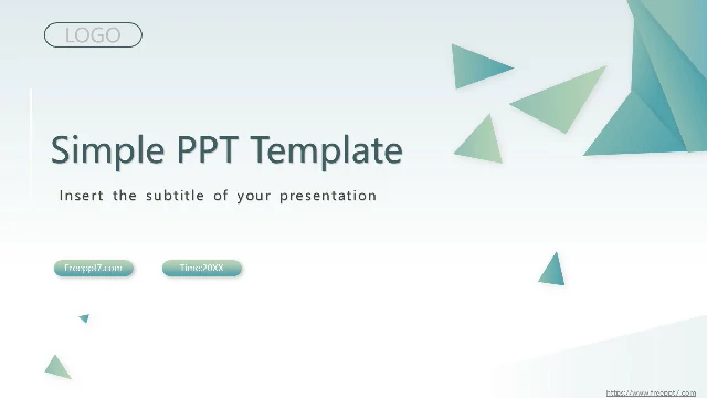 <b>Green Polygon Smile PowerPoint Templates</b>