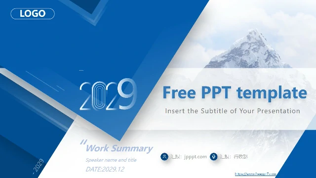 Year-end work summary PPT templates