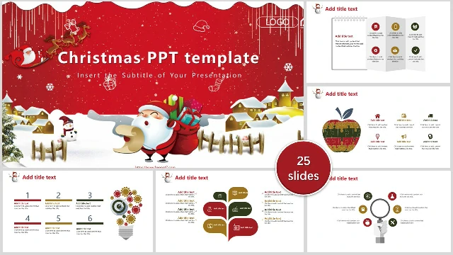 Exquisite Christmas PowerPoint Templates