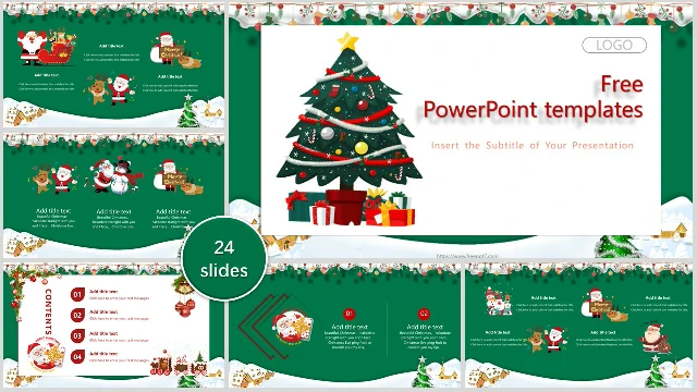 Christmas Tree PowerPoint Templates