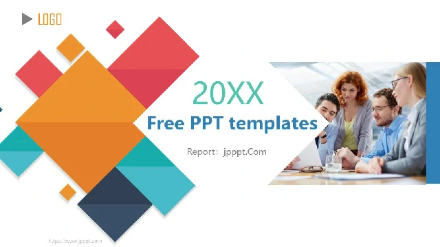 <b>Colored square business PowerPoint Templates</b>