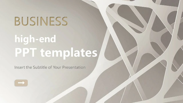 High-end Corporate Business PowerPoint Templates