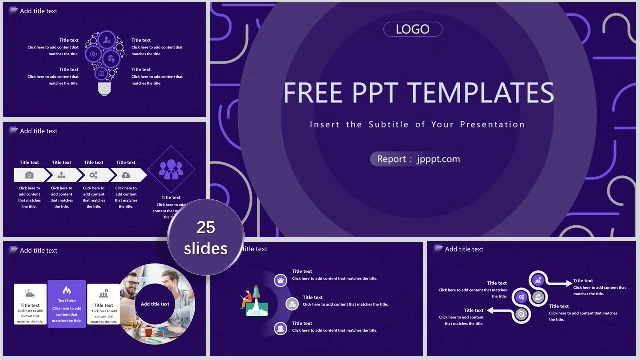 themes for powerpoint purple