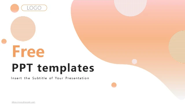 Orange Dynamic Fashion PowerPoint Templates