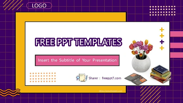 Purple Memphis Style PowerPoint Templates