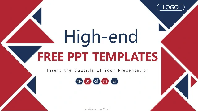 Free red powerpoint templates and Google slide themes