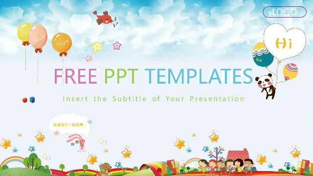 <b>Cartoon Children Education PowerPoint Templates</b>