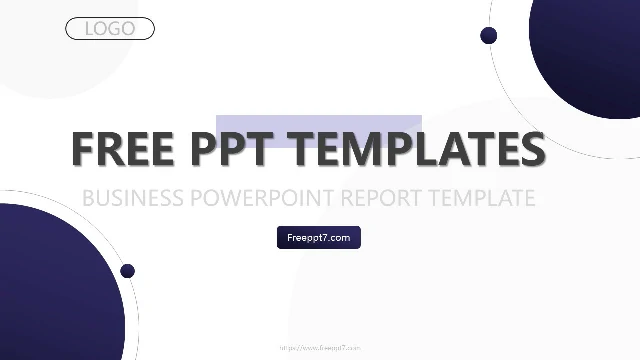 <b>Simple Blue Dot Business PowerPoint Templates</b>