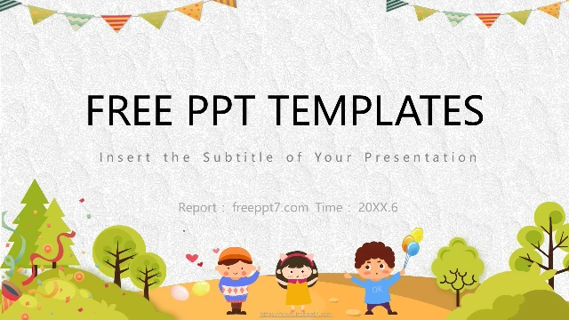 <b>Child Growth Theme PowerPoint Templates</b>