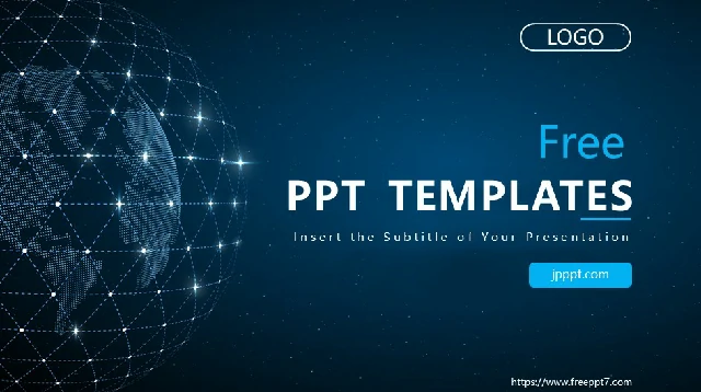 Abstract Sphere Technology Style PowerPoint Templates