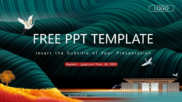 <b>Exquisite Chinese style work PowerPoint templates</b>