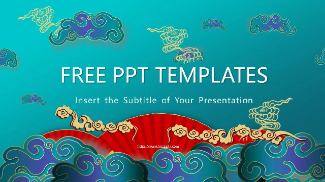 Oriental Culture Elements PowerPoint Templates