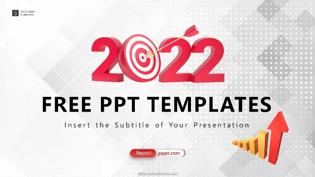 Red 3D Style Business PowerPoint Templates