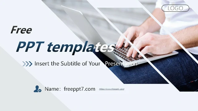 Simple job search theme PowerPoin
