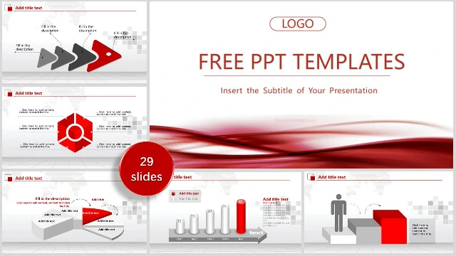 Powerpoint Backgrounds Business Red
