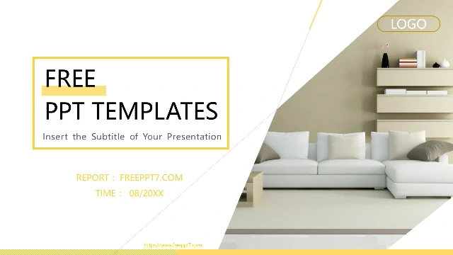 Yellow Furniture Theme Business P