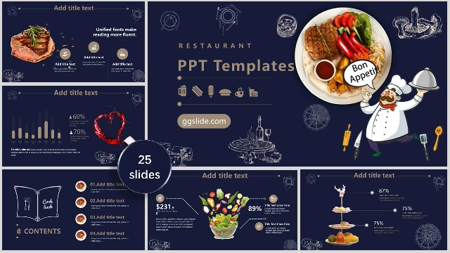 Catering Theme PowerPoint Templates